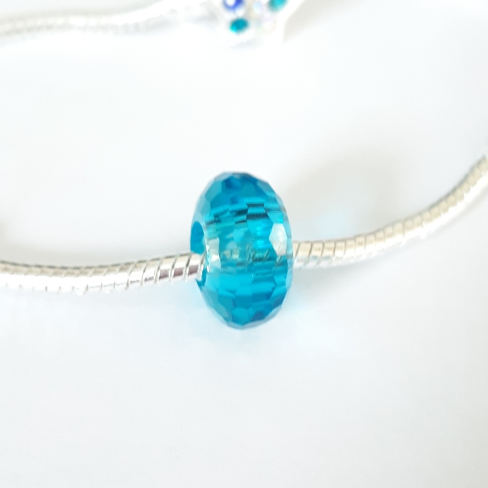 Blue Glass Charm